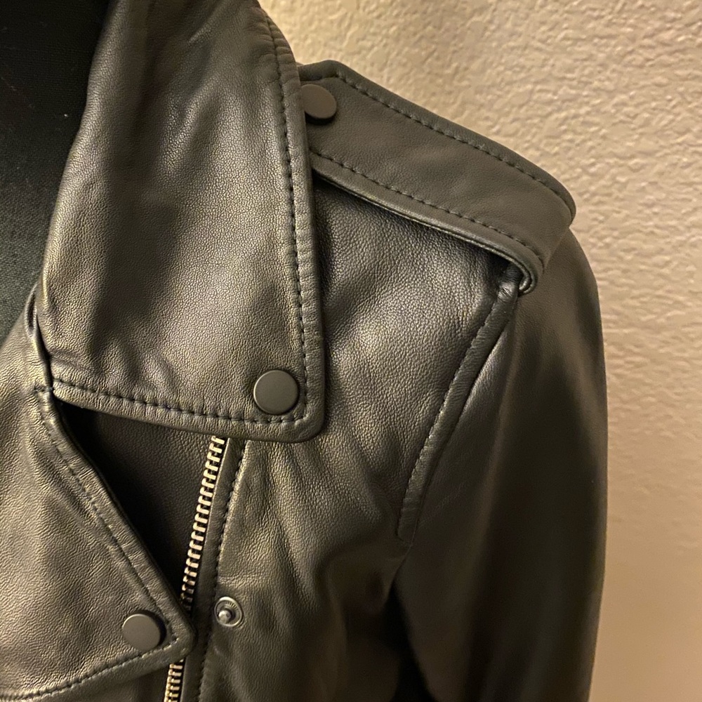 *final price All Saints Balfern Biker Jacket - Picture 9 of 12
